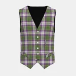 Prickly Thistle Tartan Waistcoat Front