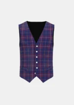 Pride of Fife Tartan Waistcoat Front