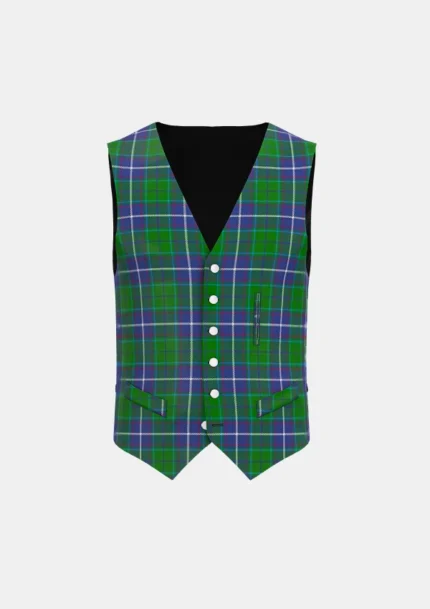 Proudfoot Tartan Waistcoat Front