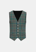 Quebec Plaid du Clan Tartan Waistcoat Front