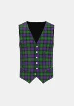 Rankine Tartan Waistcoat Front