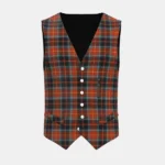Read Peter Dress Tartan Waistcoat Front