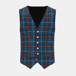Reese Tartan Waistcoat Front