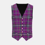 Regan Tartan Waistcoat Front