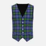 Renfrewshire Tartan Waistcoat Front