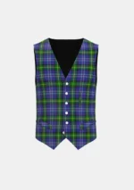 Renfrewshire Tartan Waistcoat Front