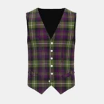 Rennie Tartan Waistcoat Front