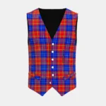 Richardson Tartan Waistcoat Front