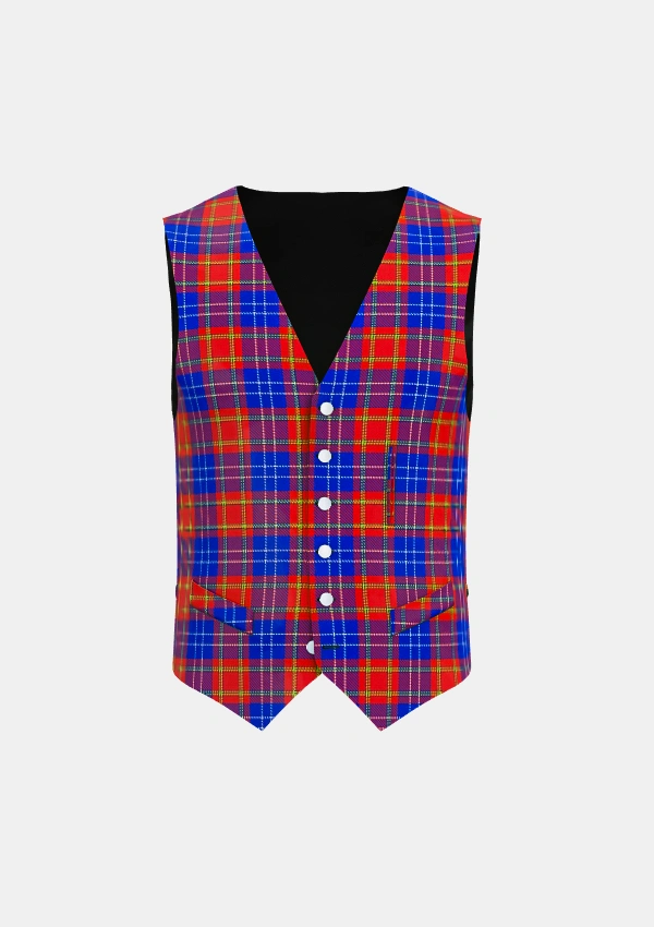 Richardson Tartan Waistcoat Front Richardson Tartan Waistcoat Front