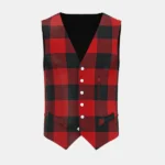 Rob Roy Macgregor Tartan Waistcoat Front
