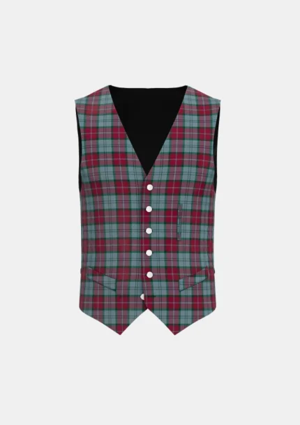 Rob Roy Tartan Waistcoat Front