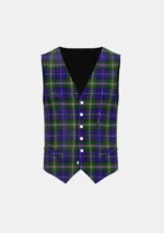 Robson Steve Tartan Waistcoat Front