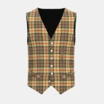Rogers C Tartan Waistcoat Front
