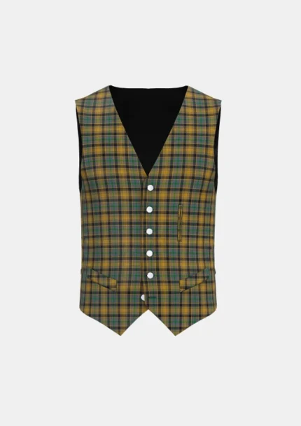 Rothesay Tartan Waistcoat Front