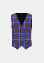 Russian Scottish Tartan Waistcoat Front