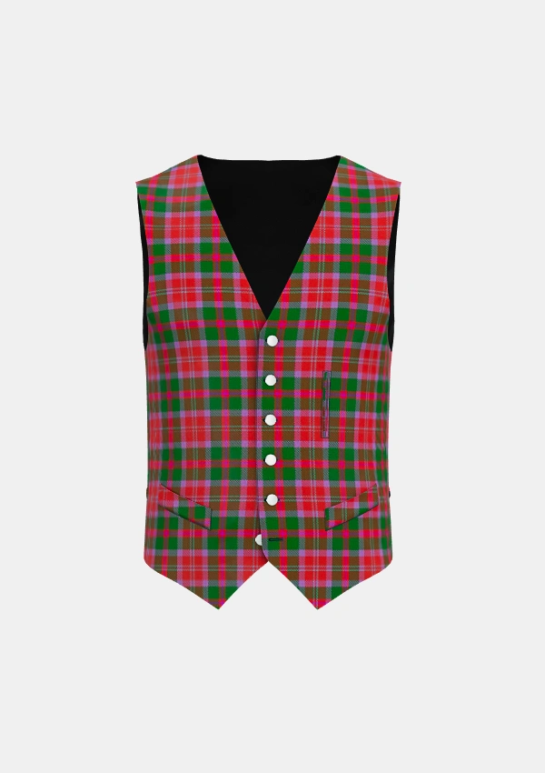 Scobie Tartan Waistcoat Front Scobie Tartan Waistcoat Front