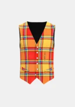 Scrimgeour Tartan Waistcoat Front