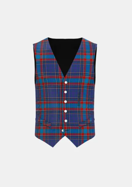 Selkirk Tartan Waistcoat Front