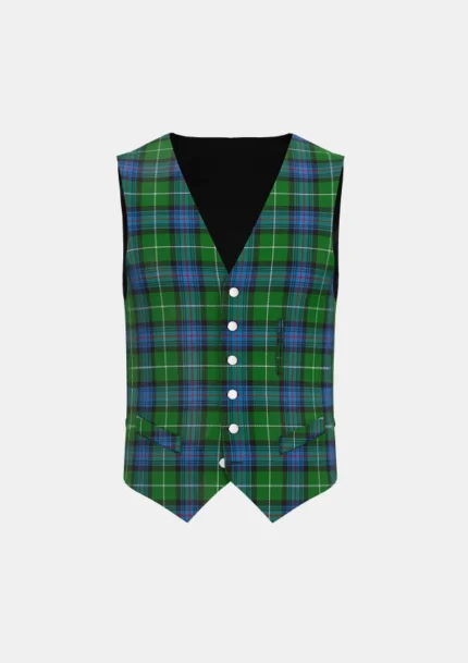 Semple Tartan Waistcoat Front