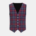 Shields J & Family Tartan Waistcoat Front
