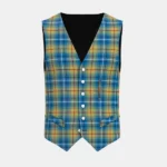Sir Sean Connery Commemorative Tartan Waistcoat Front