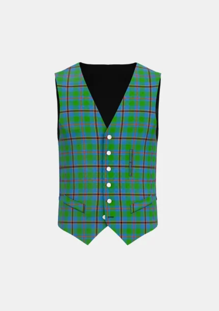 Snodgrass Tartan Waistcoat Front