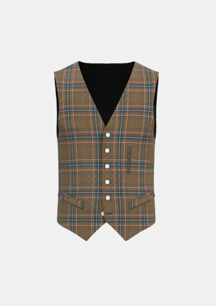 Spencer Tartan Waistcoat Front