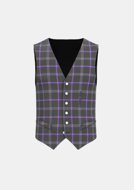 Spirit of Loch Earn Tartan Waistcoat Front