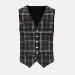 St Mirren Tartan Waistcoat Front