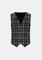 St Mirren Tartan Waistcoat Front