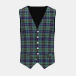 Stephenson Tartan Waistcoat Front