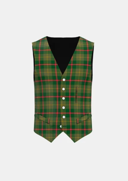 Symington Tartan Waistcoat Front