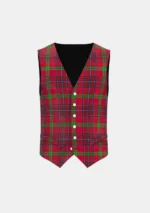 Telfer Tartan Waistcoat Front