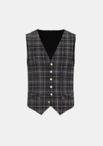 Teylu Coleman Tartan Waistcoat Front
