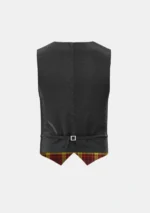 Thom Calum Tartan Waistcoat Back