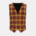 Thom Calum Tartan Waistcoat Front