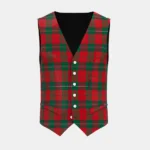 Thomas of Wales Tartan Waistcoat Front