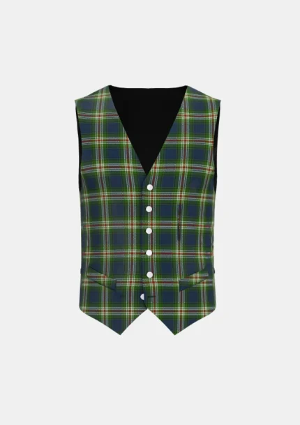 Todd Tartan Waistcoat Front