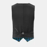 Town of Kirkland Lake Tartan Waistcoat Back