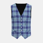 Traynor Tartan Waistcoat Front