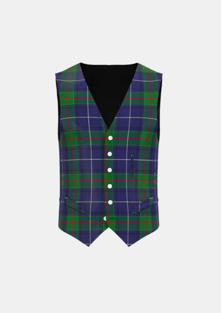 Tulloch Tartan Waistcoat Front