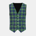 Tweedside Hunting Tartan Waistcoat Front