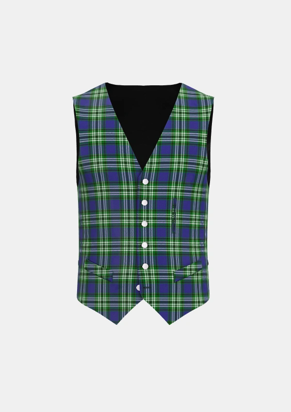 Tweedside Hunting Tartan Waistcoat Front Tweedside Hunting Tartan Waistcoat Front