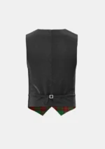 Ulster Red Tartan Waistcoat Back