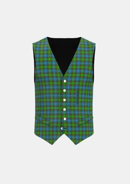 Universal Ancient Tartan Waistcoat Front