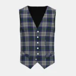Viking Heritage Tartan Waistcoat Front