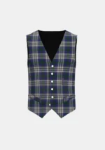 Viking Heritage Tartan Waistcoat Front