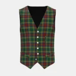 Waterford County Tartan Waistcoat Front