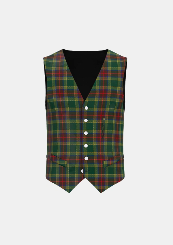 Waterford County Tartan Waistcoat Front Waterford County Tartan Waistcoat Front