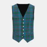 Watkins of Wales Tartan Waistcoat Front